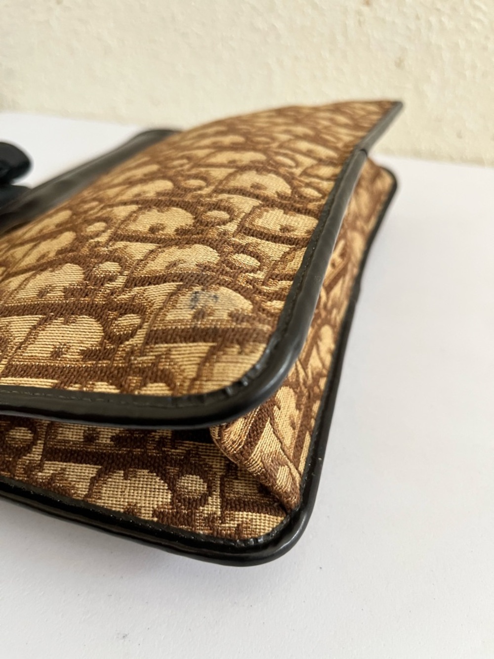 Dior Monogram Canvas Clutch in Brown - Picture 8 of 13